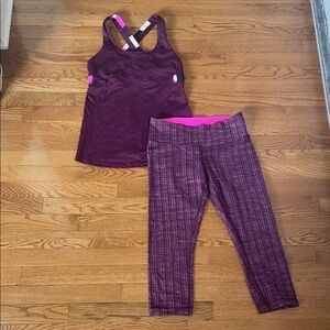 Lululemon workout set S